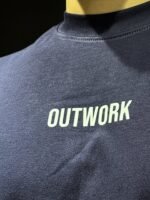 Athlonic “Just Lift” Performance Gym T-Shirt – Navy Blue - Image 2