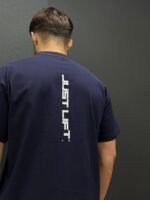 Athlonic “Just Lift” Performance Gym T-Shirt – Navy Blue
