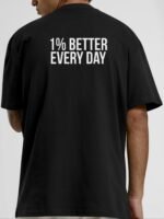 “1% Better Every Day” Motivational Oversized T-Shirt